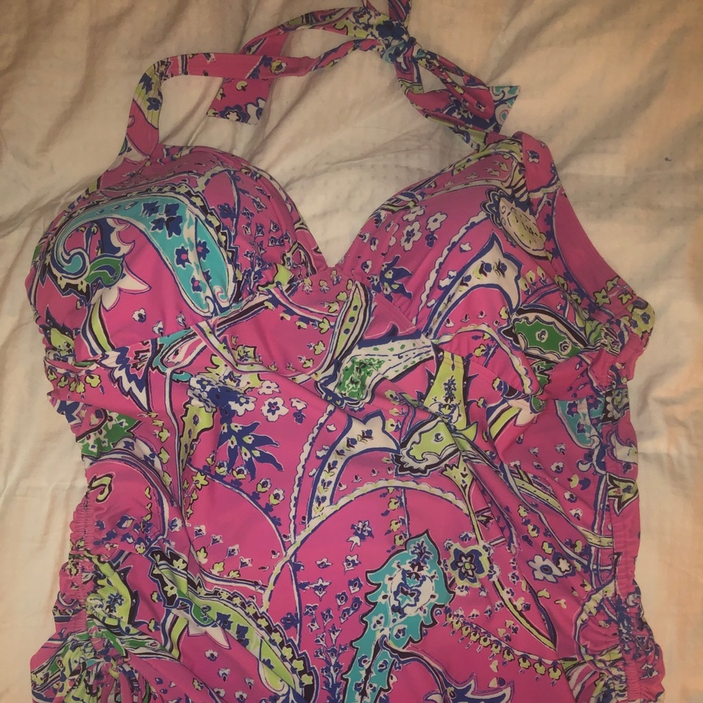 LANE BRYANT SWIM TANKINI TOP sz 24/26